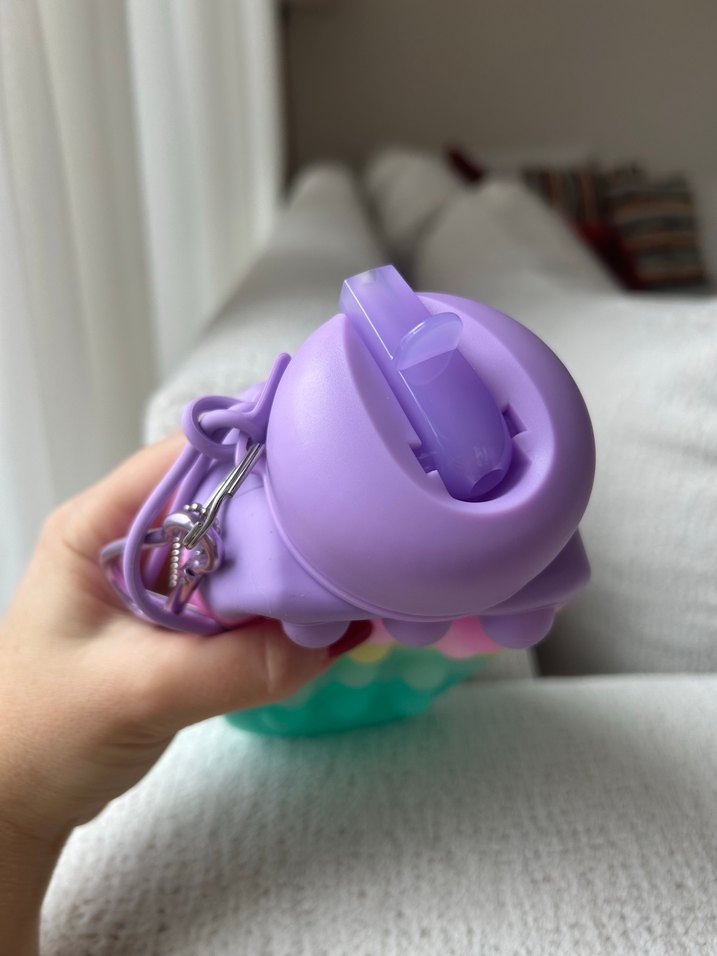 Smiggle Pastel Renkli Çocuk Termos Matara - Görsel 4