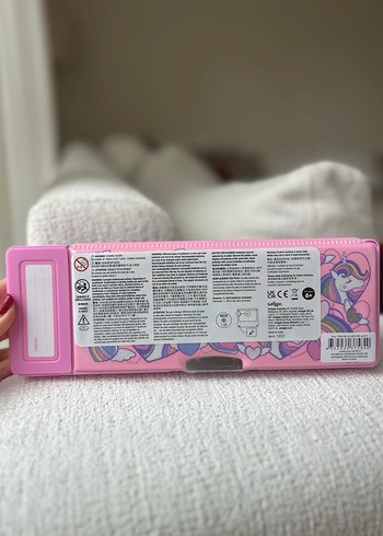 Pembe Smiggle Unicorn Desenli Fermuarlı Çocuk Kalem Kutusu - Görsel 4