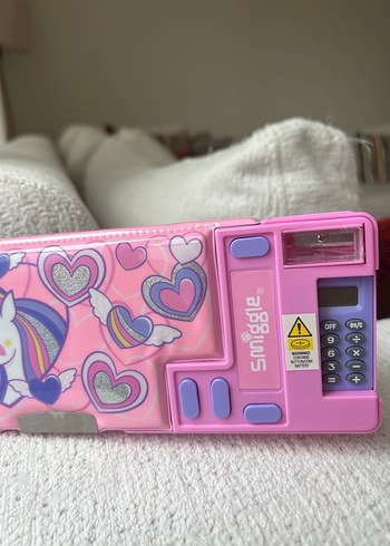 Pembe Smiggle Unicorn Desenli Fermuarlı Çocuk Kalem Kutusu - Görsel 5