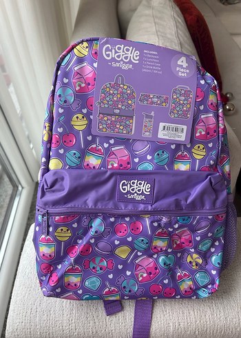 Smiggle Mor Pastel Çocuk Okul Çantası Seti - Görsel 4