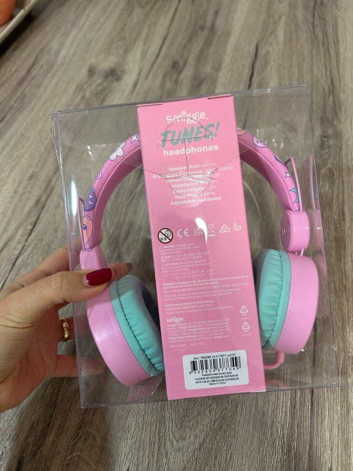 Smiggle Pembe Çocuk Kulaklığı - Görsel 4