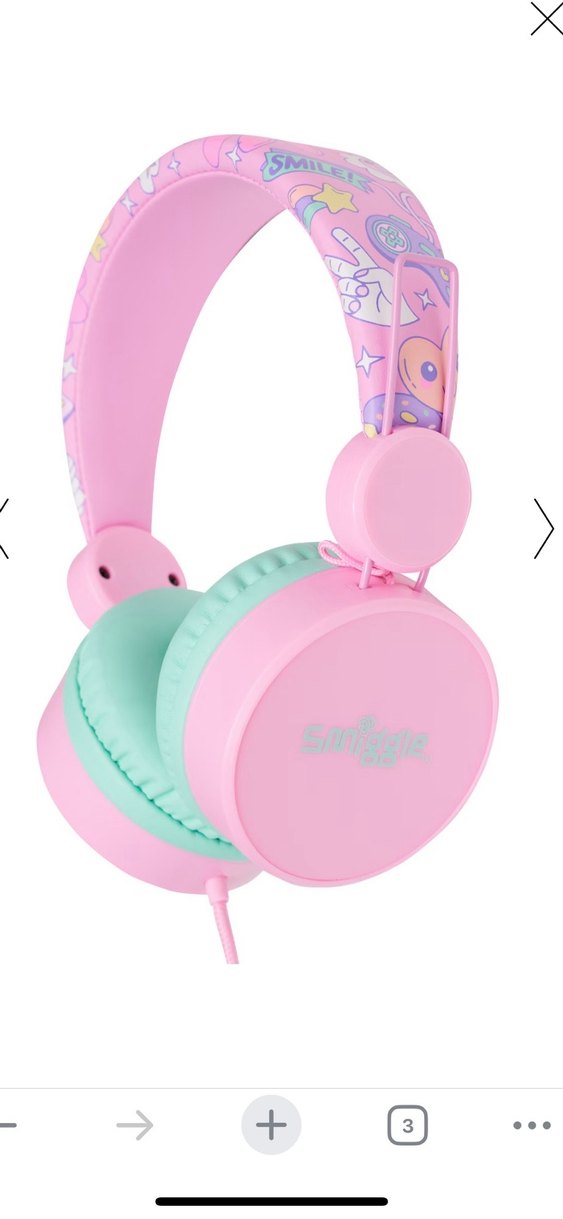 Smiggle Pembe Çocuk Kulaklığı - Görsel 3