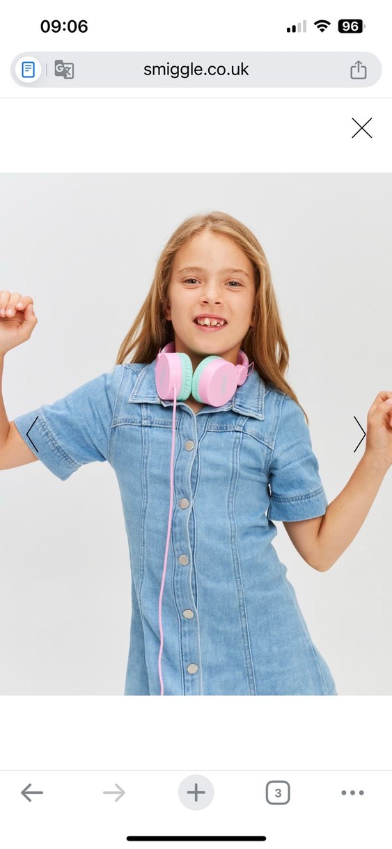 Smiggle Pembe Çocuk Kulaklığı - Görsel 2