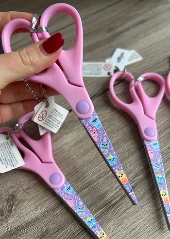 Smiggle  Pembe Okul Makası Seti - Görsel 3