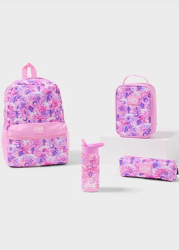 Smiggle Pembe Çocuk Okul Çantası Seti
