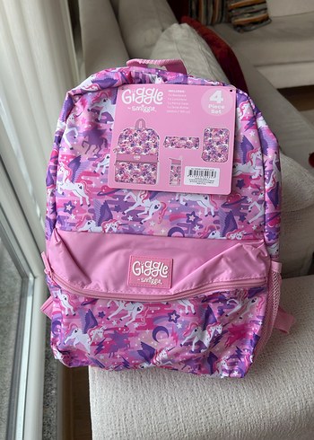 Smiggle Pembe Çocuk Okul Çantası Seti - Görsel 2