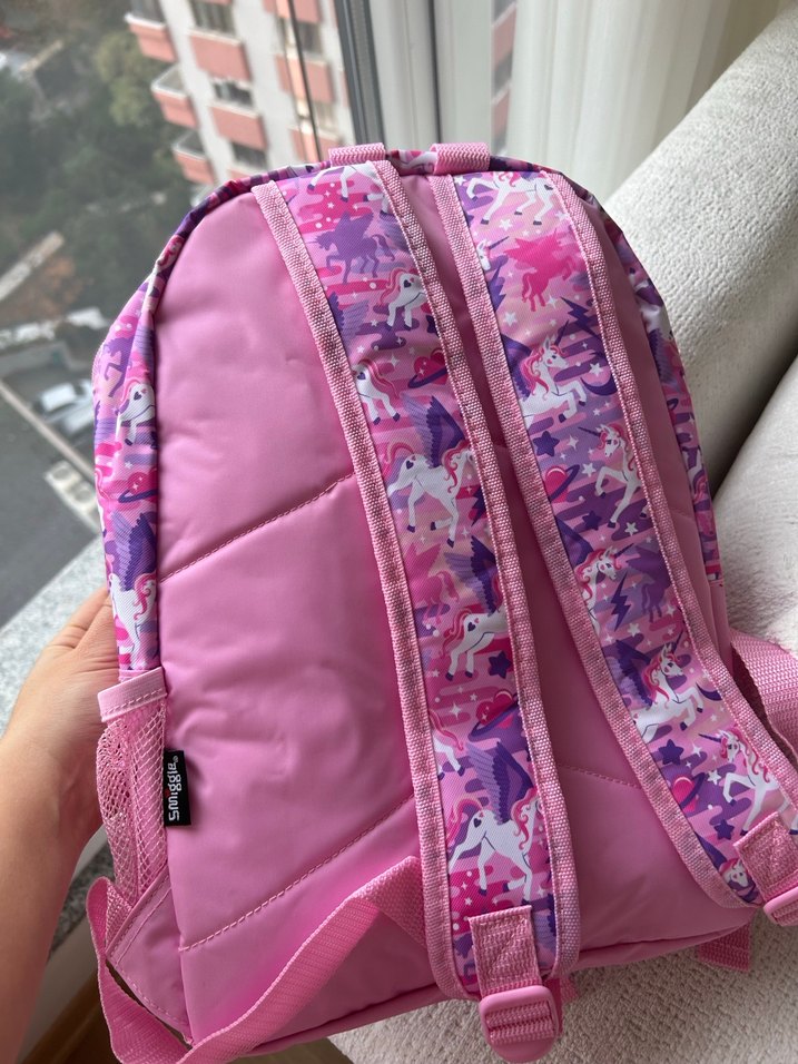 Smiggle Pembe Çocuk Okul Çantası Seti - Görsel 3