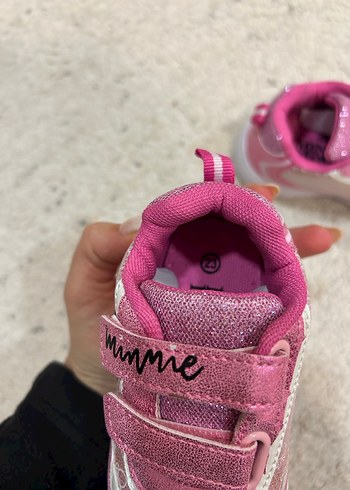Kız Çocuk Pembe Minnie Mouse Spor Ayakkabı - Görsel 2