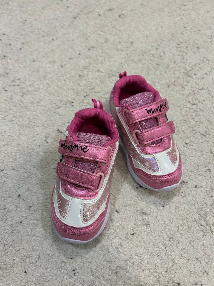 Kız Çocuk Pembe Minnie Mouse Spor Ayakkabı - Görsel 5
