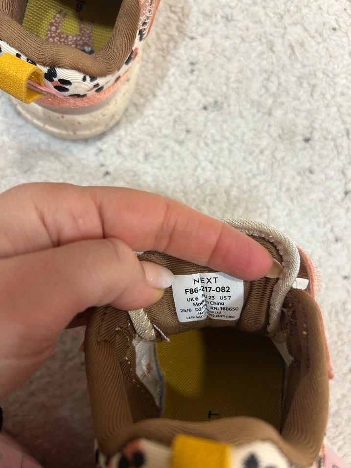 Kız Çocuk Leopar Desenli Kahverengi Spor Ayakkabı - Görsel 4