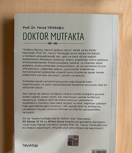  Yavuz Yörükoğlu - Doktor Mutfakta