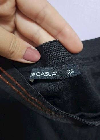 LC Waikiki Midi Boy Siyah Drapeli Kadın Etek