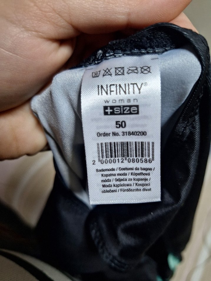 Yeşil Baskılı Drapeli Kadın Mayo - Görsel 2