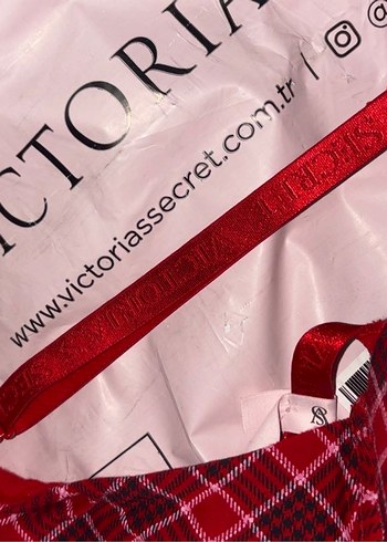 Victoria's secret Kırmızı Baskılı Hafif Dolgulu Sütyen - Görsel 4
