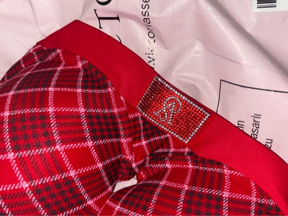 Victoria's secret Kırmızı Baskılı Hafif Dolgulu Sütyen - Görsel 2