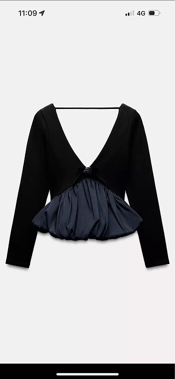 zara balon bluz