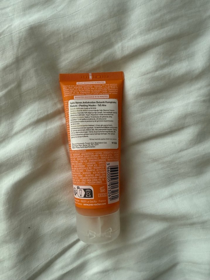 Yves Rocher Glow Energie Peeling Maske 75 ml - Görsel 2