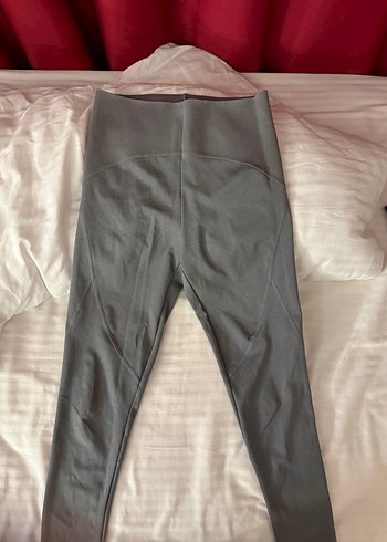 GriRenkli Kadın Spor Tayt 65cm Midi Boy - Görsel 2