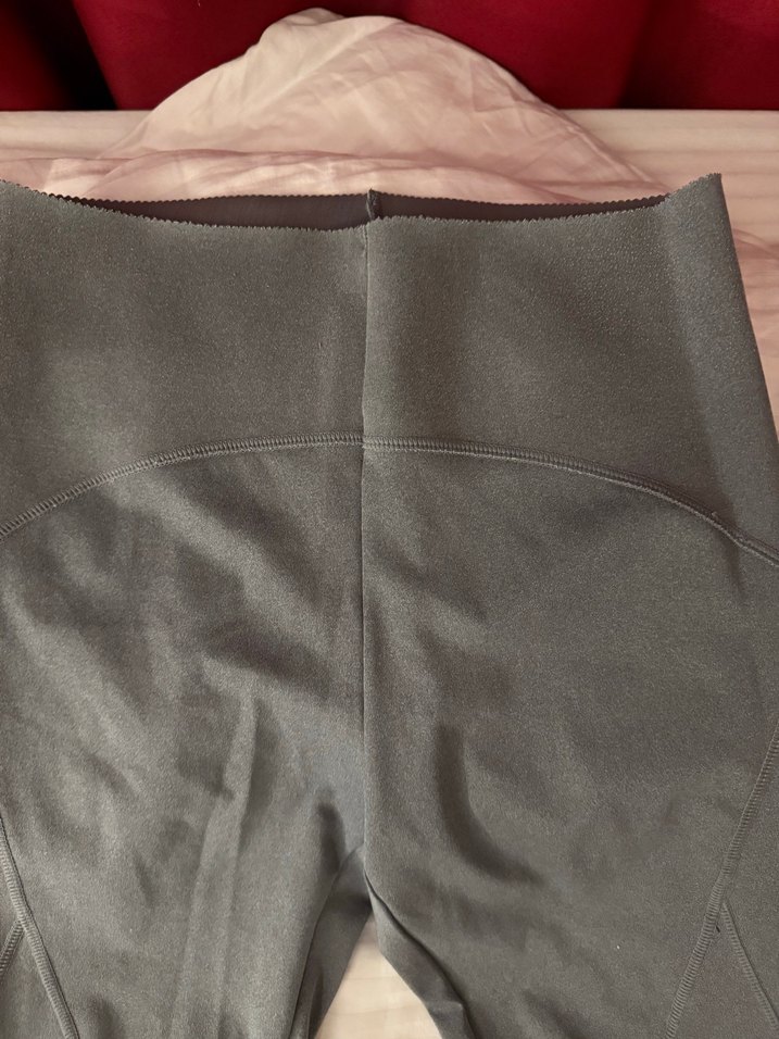 GriRenkli Kadın Spor Tayt 65cm Midi Boy - Görsel 3