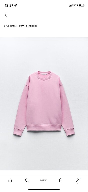 zara sweatshirt