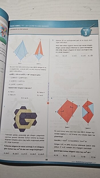  Beden TYT GEOMETRİ FEN BİLİMLERİ