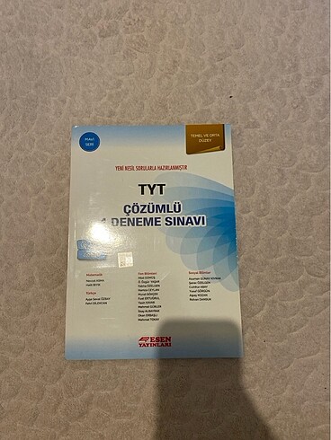 esen yayınları 4 tyt denemesi mavi seri