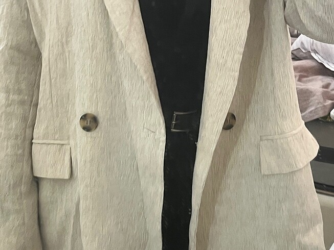 Diğer keten blazer ceket