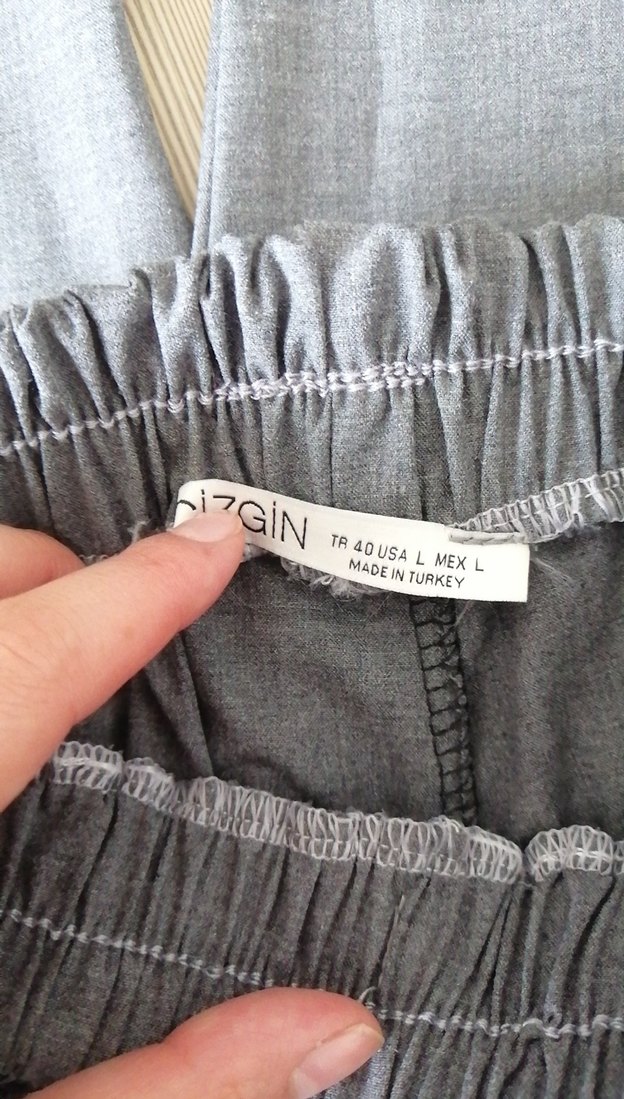 Havuç kesim yazlık spor kumaş pantolon - Görsel 2