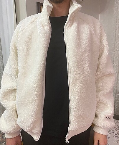 Bershka Çift taraflı suni yünlü ceket
