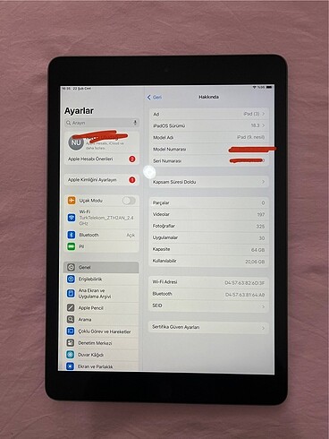 Apple Apple 9 serisi Gri