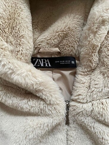xs Beden Zara Peluş Mont