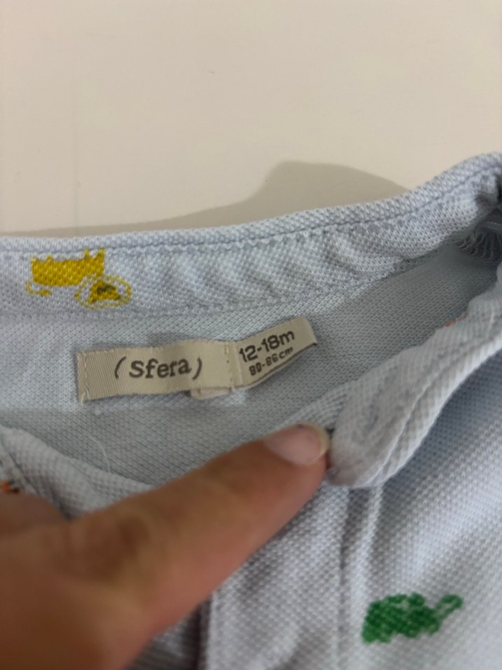 12/18 ay Erkek Bebek Kısa Kollu Pamuklu Takım - Görsel 5