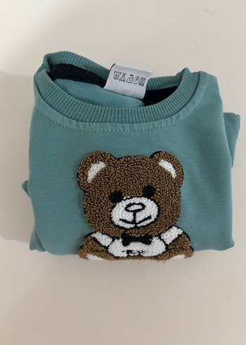 6 ay MOSCHINO Bebek Erkek 2'li Takım Uzun Kollu - Görsel 2