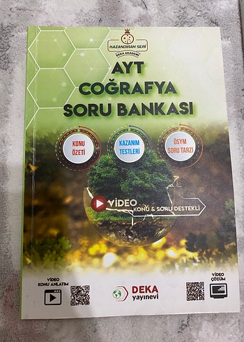 AYT Coğrafya Soru Bankası - DEKA Yayınları