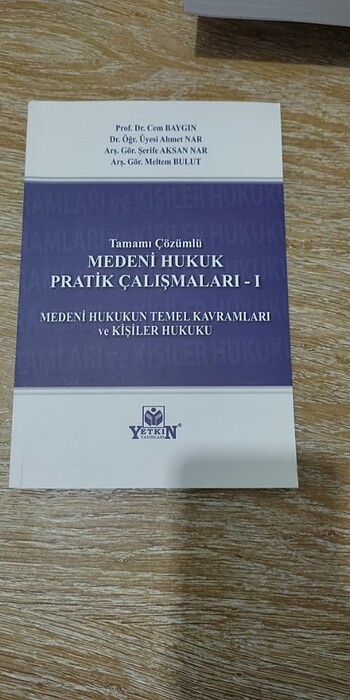 Medeni hukuk Pratik Çalışmalar 