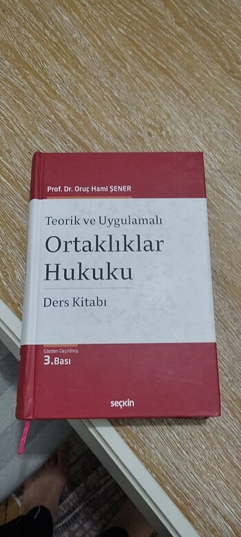 Ortaklıklar hukuku Oruç Hami Şener