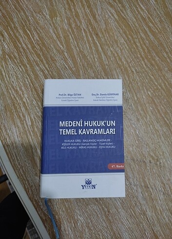 Medeni Hukuk Temel kavramlar Bilge Öztan