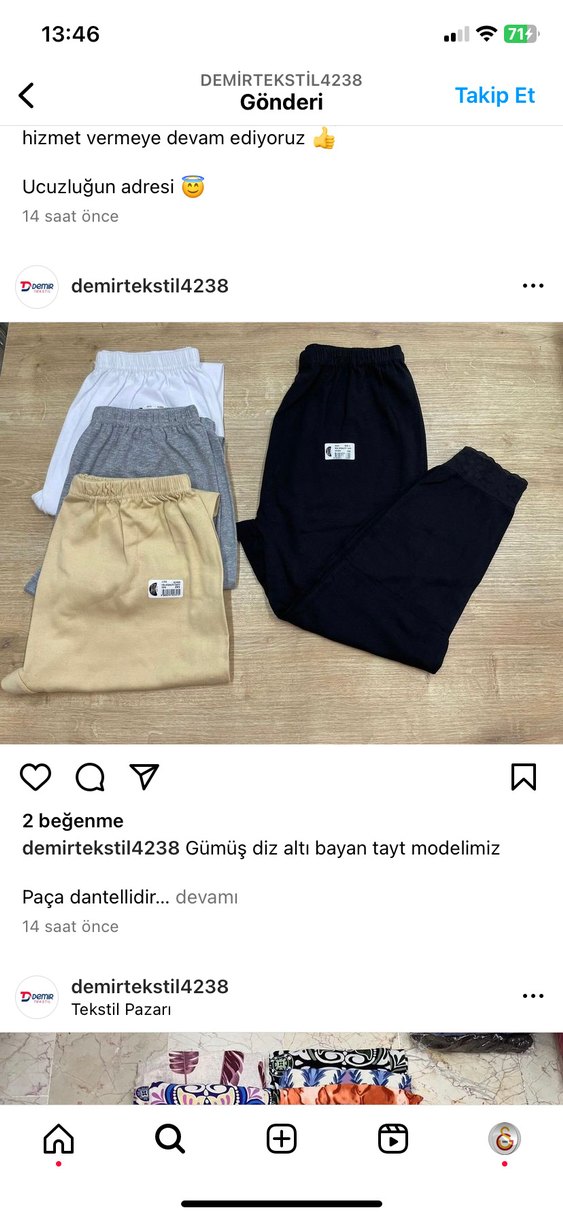 Siyah Termal Kadın Tayt ve diz altı tayt - Görsel 2