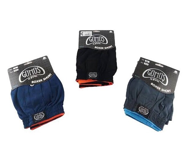 Gümüş beli havlu boxer 1 adet