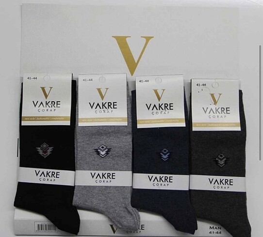 12 adet Vakre Likralı erkek çorap - Görsel 2