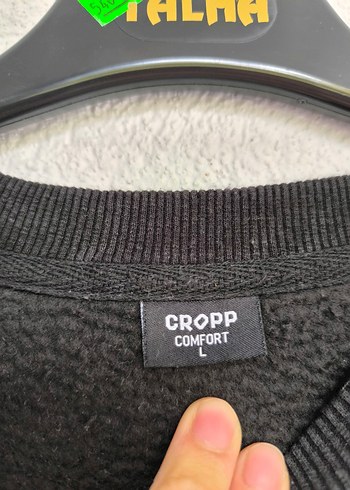 l Beden Kırmızı Baskılı Kadın Sweatshirt