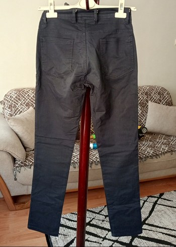 m Beden Gri Kadın Normal Kesim Denim Pantolon