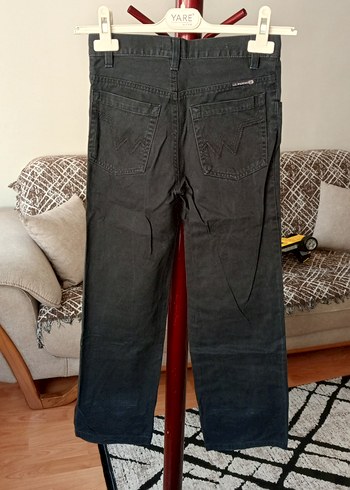 10 Yaş Beden Gri kiz Çocuk Bol Kesim Kot Pantolon