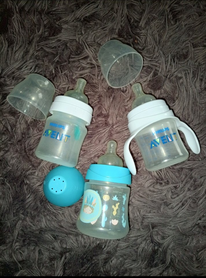 Mavi Philips Avent Bebek Biberon Seti - Görsel 2