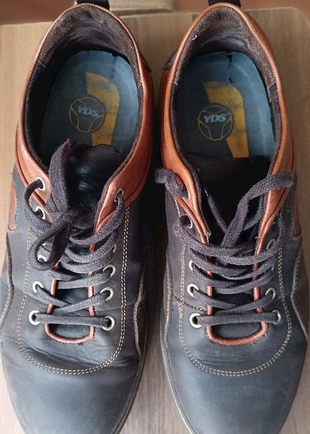 Gri Bağcıklı Kahverengi Erkek Ayakkabısı - Görsel 2