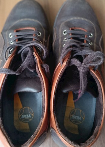 Gri Bağcıklı Kahverengi Erkek Ayakkabısı - Görsel 3