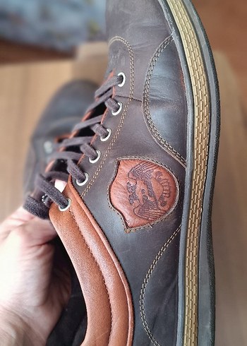 Gri Bağcıklı Kahverengi Erkek Ayakkabısı - Görsel 4