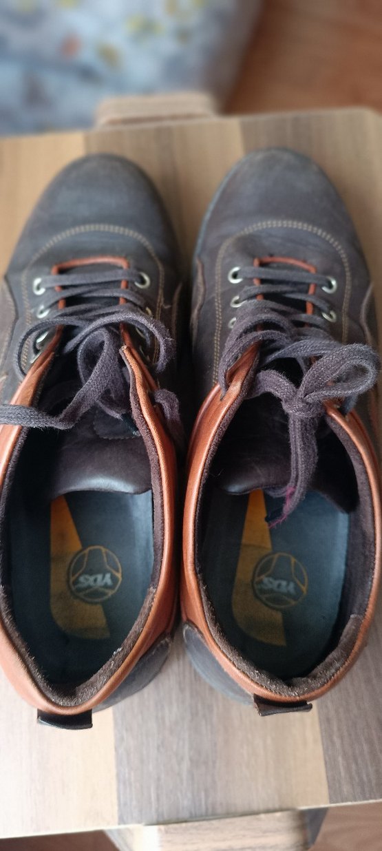 Gri Bağcıklı Kahverengi Erkek Ayakkabısı - Görsel 3