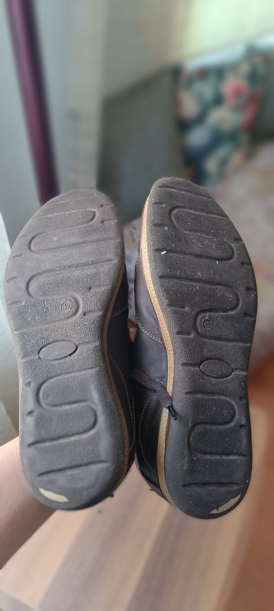 Gri Bağcıklı Kahverengi Erkek Ayakkabısı - Görsel 5