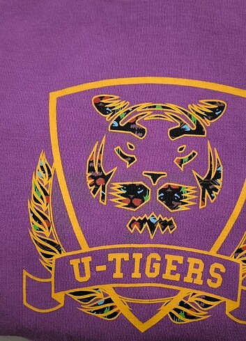 9 Yaş Beden mor Renk Uğur okullari sweatshirt